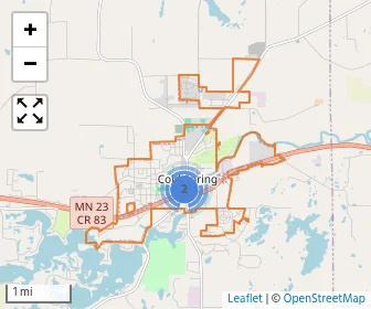 Area schools map